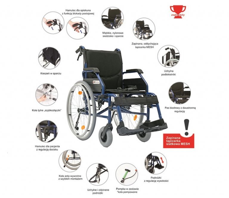 23A Wózek inwalidzki Perfect